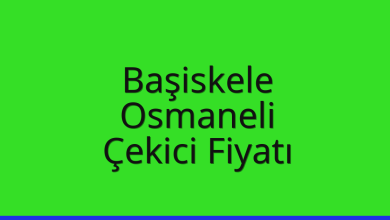 Başiskele Çekici Fiyatı – Osmaneli Oto Kurtarıcı Ücreti