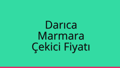 Darıca Çekici Fiyatı – Marmara Oto Kurtarıcı Ücreti