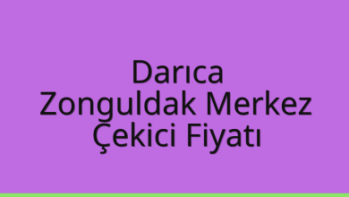 Darıca Çekici Fiyatı – Zonguldak Merkez Oto Kurtarıcı Ücreti