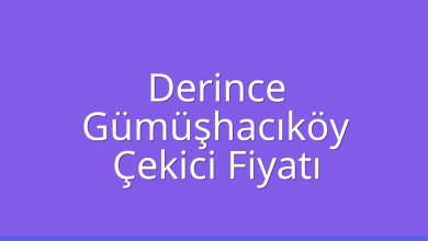 Derince Çekici Fiyatı – Gümüşhacıköy Oto Kurtarıcı Ücreti