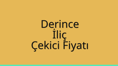 Derince Çekici Fiyatı – İliç Oto Kurtarıcı Ücreti