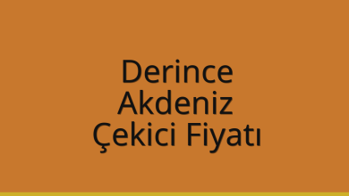 Derince Çekici Fiyatı – Akdeniz Oto Kurtarıcı Ücreti