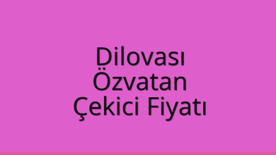 Dilovası Çekici Fiyatı – Özvatan Oto Kurtarıcı Ücreti