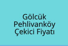 Gölcük Çekici Fiyatı – Pehlivanköy Oto Kurtarıcı Ücreti