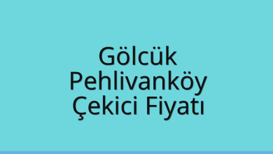 Gölcük Çekici Fiyatı – Pehlivanköy Oto Kurtarıcı Ücreti