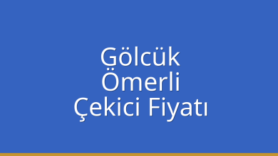 Gölcük Çekici Fiyatı – Ömerli Oto Kurtarıcı Ücreti