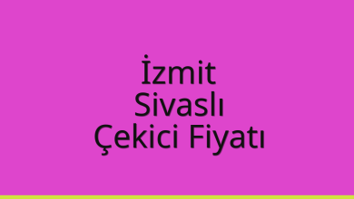 İzmit Çekici Fiyatı – Sivaslı Oto Kurtarıcı Ücreti
