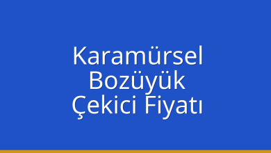 Karamürsel Çekici Fiyatı – Bozüyük Oto Kurtarıcı Ücreti