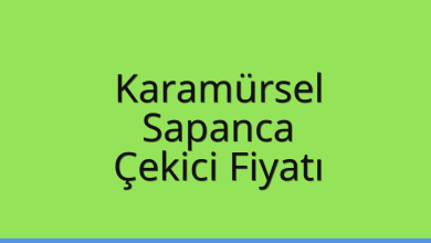 Karamürsel Çekici Fiyatı – Sapanca Oto Kurtarıcı Ücreti