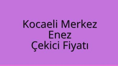 Kocaeli Merkez Çekici Fiyatı – Enez Oto Kurtarıcı Ücreti