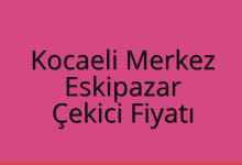 Kocaeli Merkez Çekici Fiyatı – Eskipazar Oto Kurtarıcı Ücreti
