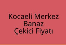 Kocaeli Merkez Çekici Fiyatı – Banaz Oto Kurtarıcı Ücreti