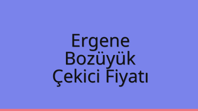 Ergene Çekici Fiyatı – Bozüyük Oto Kurtarıcı Ücreti