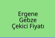 Ergene Çekici Fiyatı – Gebze Oto Kurtarıcı Ücreti