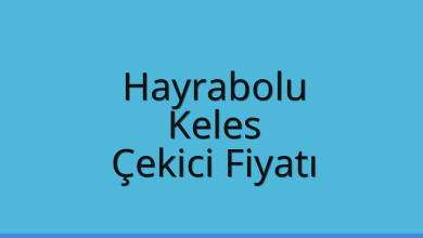 Hayrabolu Çekici Fiyatı – Keles Oto Kurtarıcı Ücreti