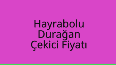 Hayrabolu Çekici Fiyatı – Durağan Oto Kurtarıcı Ücreti