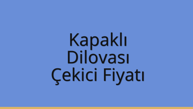 Kapaklı Çekici Fiyatı – Dilovası Oto Kurtarıcı Ücreti