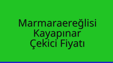 Marmaraereğlisi Çekici Fiyatı – Kayapınar Oto Kurtarıcı Ücreti