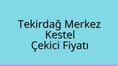 Tekirdağ Merkez Çekici Fiyatı – Kestel Oto Kurtarıcı Ücreti