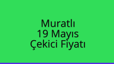 Muratlı Çekici Fiyatı – 19 Mayıs Oto Kurtarıcı Ücreti