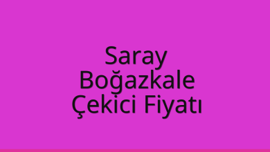 Saray Çekici Fiyatı – Boğazkale Oto Kurtarıcı Ücreti