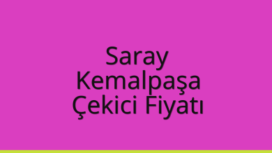 Saray Çekici Fiyatı – Kemalpaşa Oto Kurtarıcı Ücreti