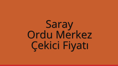 Saray Çekici Fiyatı – Ordu Merkez Oto Kurtarıcı Ücreti