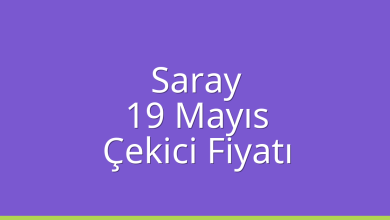 Saray Çekici Fiyatı – 19 Mayıs Oto Kurtarıcı Ücreti