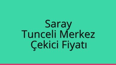 Saray Çekici Fiyatı – Tunceli Merkez Oto Kurtarıcı Ücreti