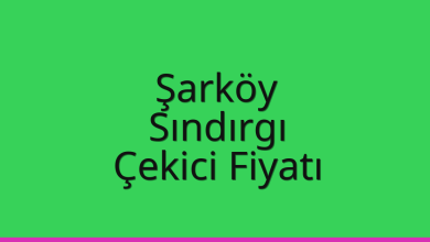 Şarköy Çekici Fiyatı – Sındırgı Oto Kurtarıcı Ücreti