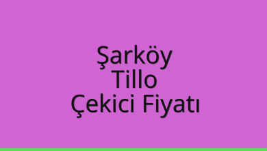 Şarköy Çekici Fiyatı – Tillo Oto Kurtarıcı Ücreti