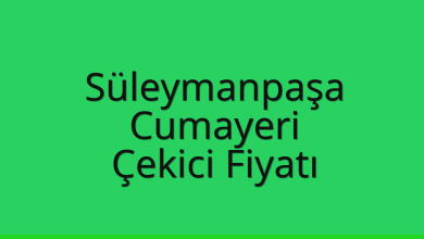 Süleymanpaşa Çekici Fiyatı – Cumayeri Oto Kurtarıcı Ücreti