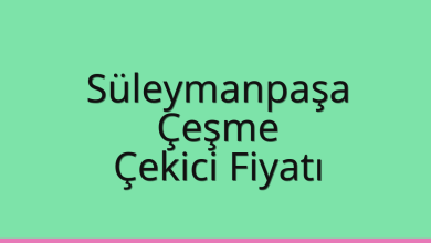 Süleymanpaşa Çekici Fiyatı – Çeşme Oto Kurtarıcı Ücreti