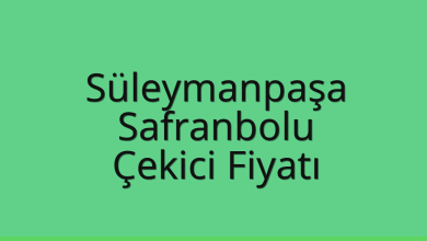 Süleymanpaşa Çekici Fiyatı – Safranbolu Oto Kurtarıcı Ücreti
