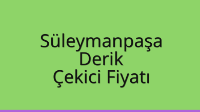 Süleymanpaşa Çekici Fiyatı – Derik Oto Kurtarıcı Ücreti