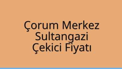Çorum Merkez Çekici Fiyatı – Sultangazi Oto Kurtarıcı Ücreti