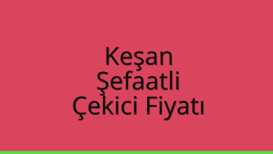Keşan Çekici Fiyatı – Şefaatli Oto Kurtarıcı Ücreti