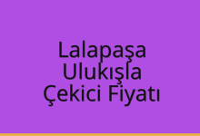 Lalapaşa Çekici Fiyatı – Ulukışla Oto Kurtarıcı Ücreti