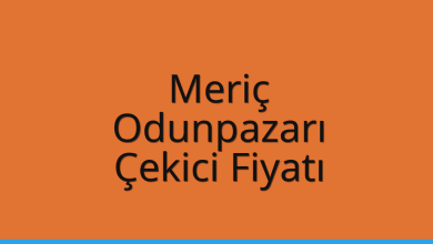 Meriç Çekici Fiyatı – Odunpazarı Oto Kurtarıcı Ücreti