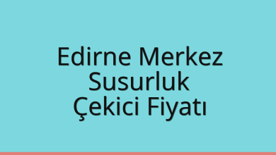 Edirne Merkez Çekici Fiyatı – Susurluk Oto Kurtarıcı Ücreti