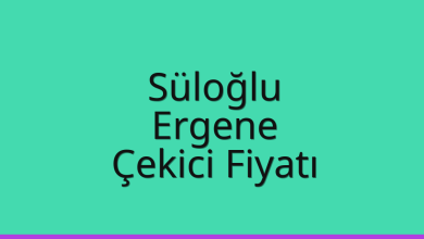 Süloğlu Çekici Fiyatı – Ergene Oto Kurtarıcı Ücreti