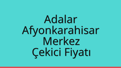 Adalar Çekici Fiyatı – Afyonkarahisar Merkez Oto Kurtarıcı Ücreti