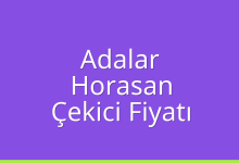 Adalar Çekici Fiyatı – Horasan Oto Kurtarıcı Ücreti