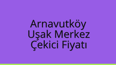 Arnavutköy Çekici Fiyatı – Uşak Merkez Oto Kurtarıcı Ücreti