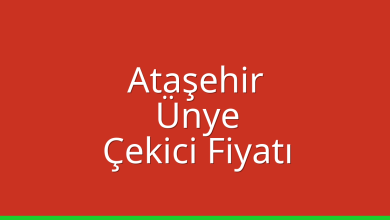 Ataşehir Çekici Fiyatı – Ünye Oto Kurtarıcı Ücreti