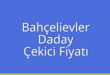 Bahçelievler Çekici Fiyatı – Daday Oto Kurtarıcı Ücreti
