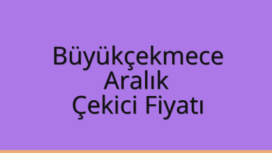 Büyükçekmece Çekici Fiyatı – Aralık Oto Kurtarıcı Ücreti