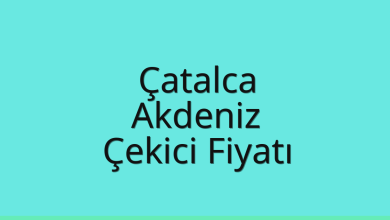 Çatalca Çekici Fiyatı – Akdeniz Oto Kurtarıcı Ücreti