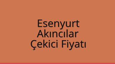 Esenyurt Çekici Fiyatı – Akıncılar Oto Kurtarıcı Ücreti