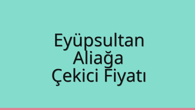 Eyüpsultan Çekici Fiyatı – Aliağa Oto Kurtarıcı Ücreti